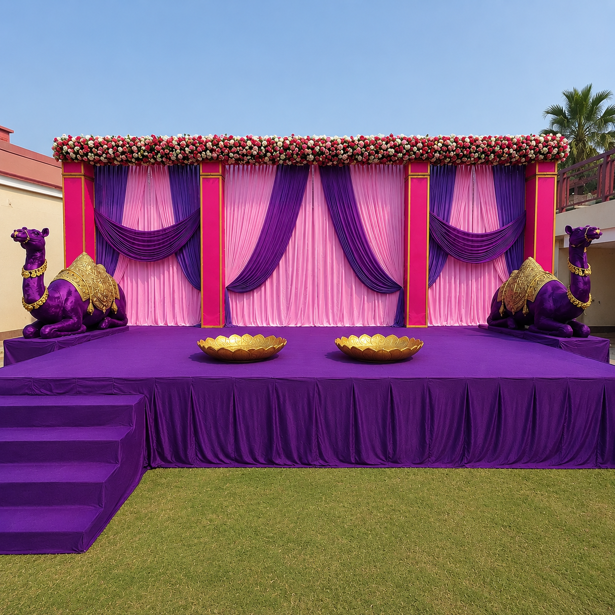 Carnival themed decor by Nagar Events