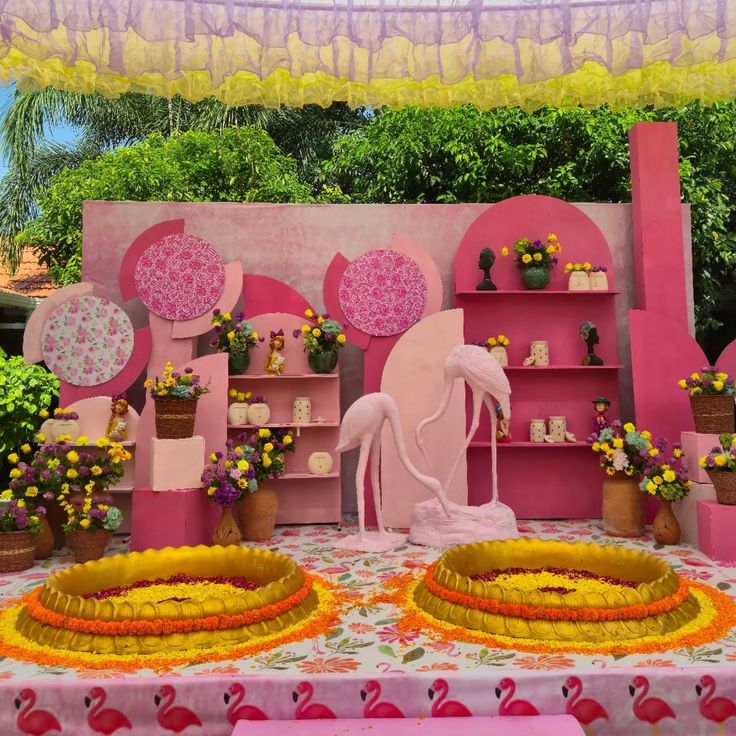 Carnival themed decor