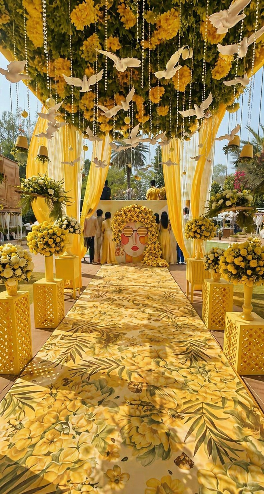 Haldi event moment by Nagar Events