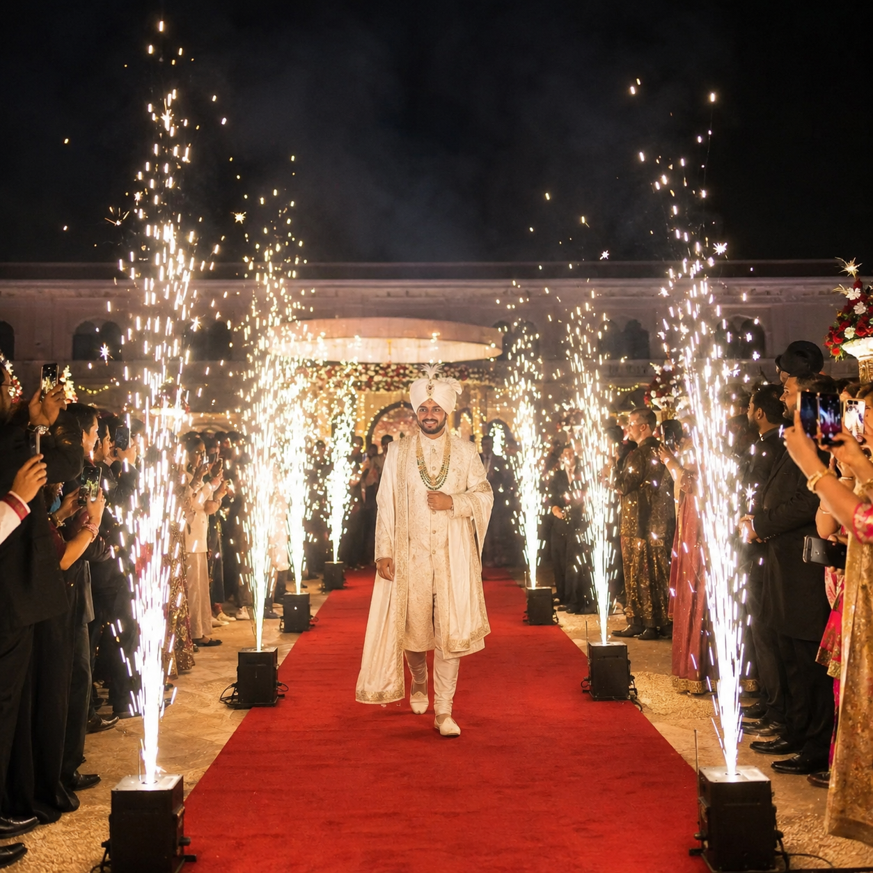 Groom entry effect