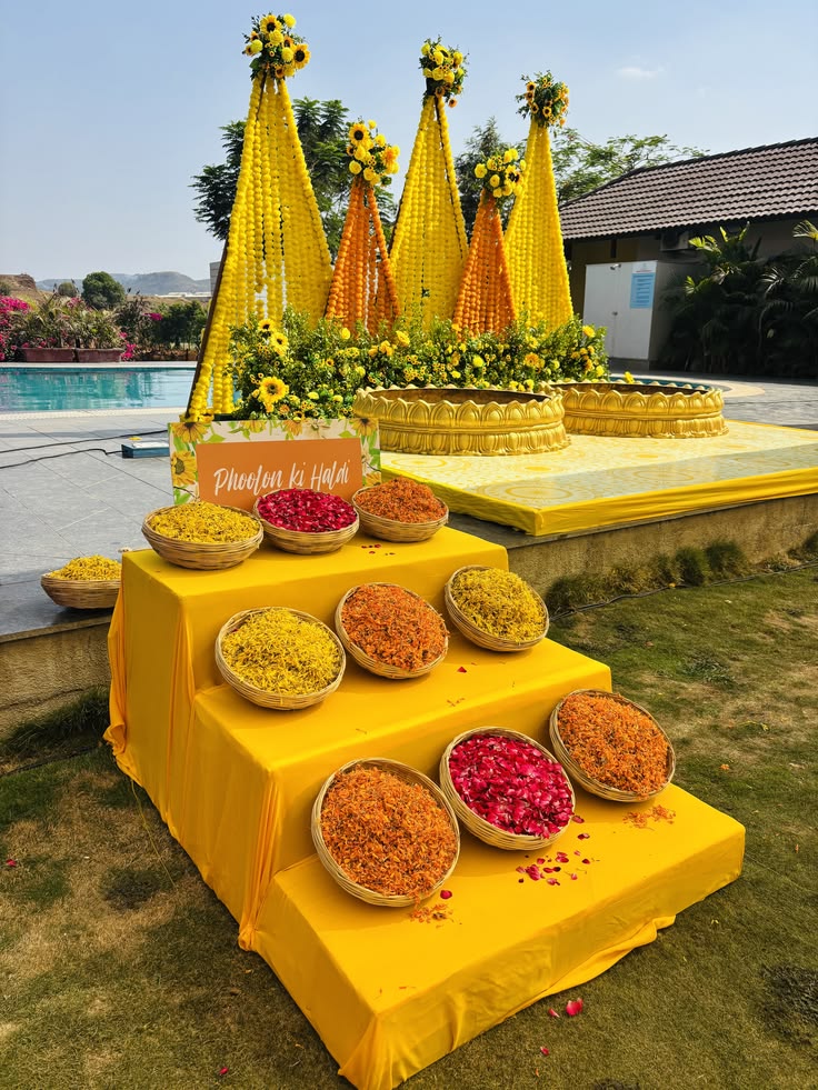 Haldi ceremony decor