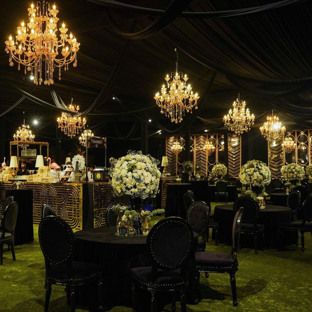Sangeet lounge seating by Nagar Events
