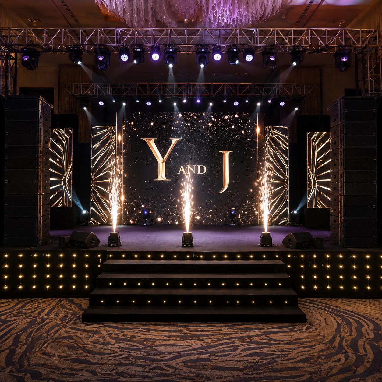 Sangeet celebration moment by Nagar Events