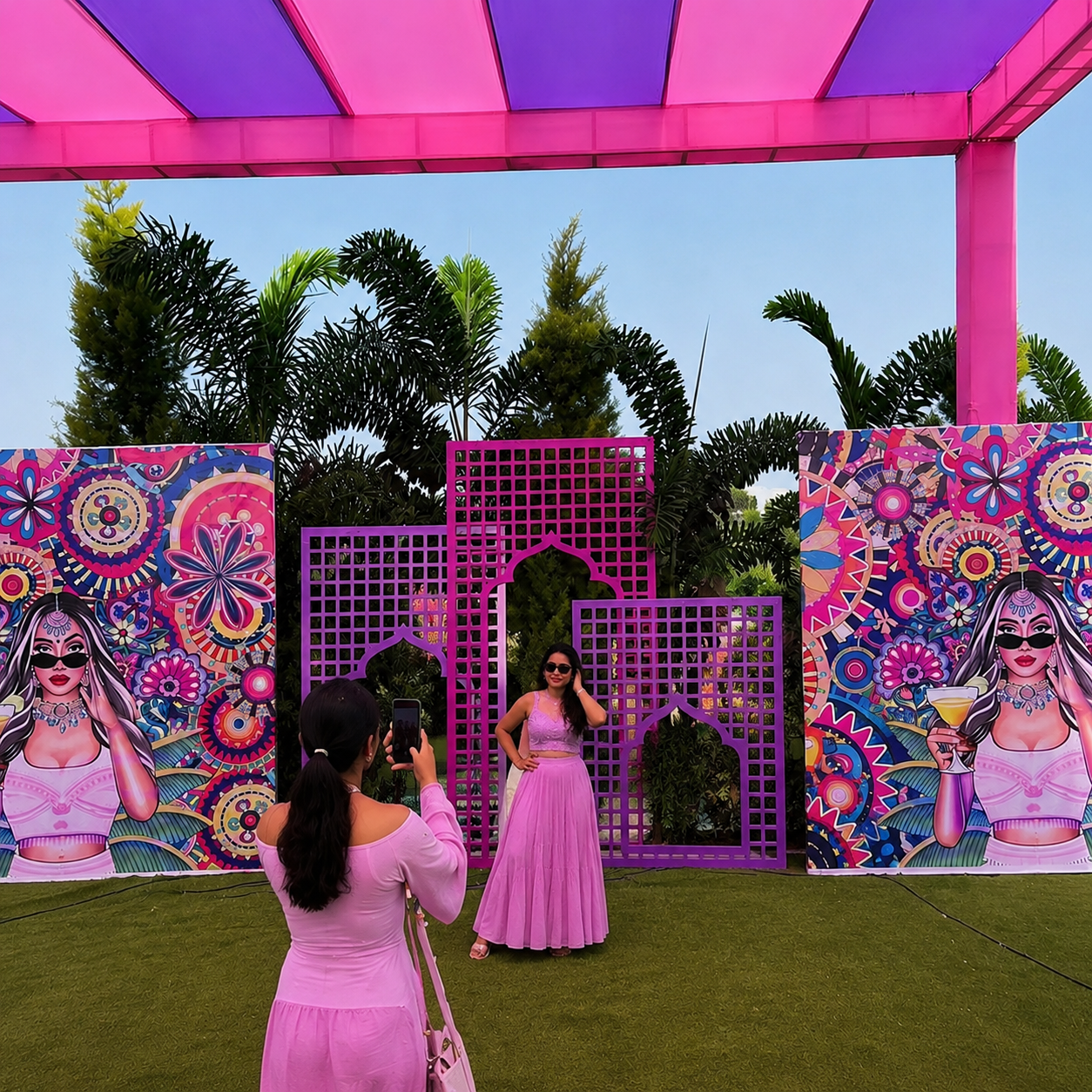 Carnival photo booth by Nagar Events