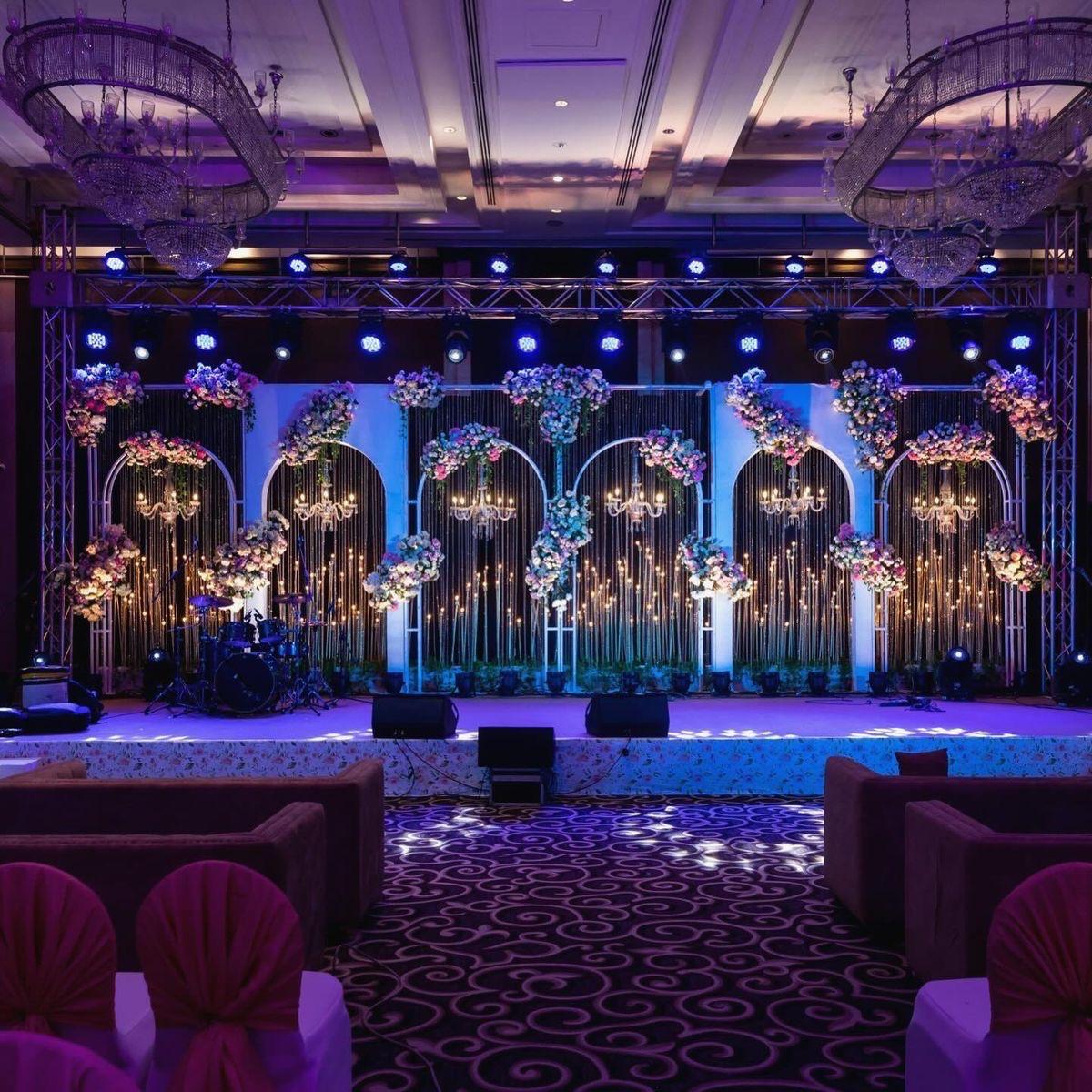 Sangeet stage setup by Nagar Events