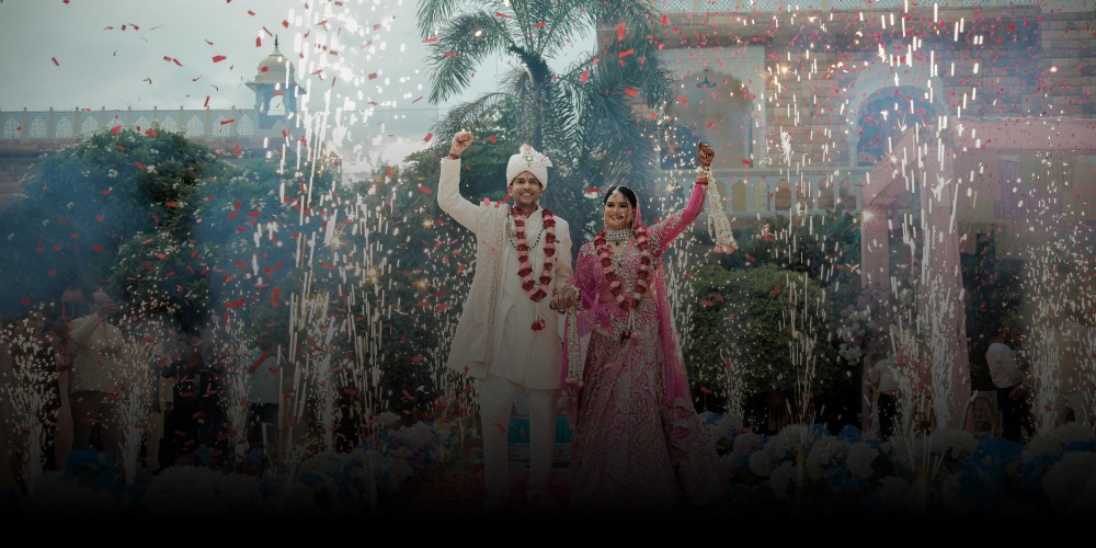 Happy couple moment by Nagar Events